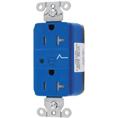 Receptacle,Blue,1.0 Hp,3 Wires,