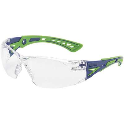 Safety Glasses,Blue/Green,