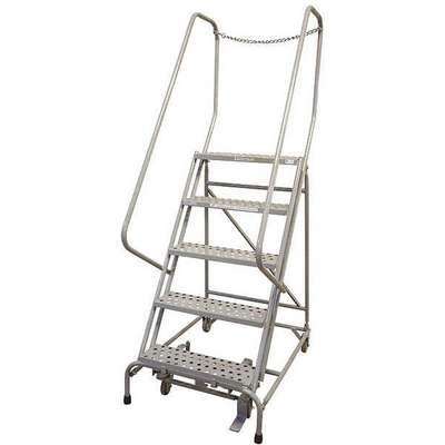 Rolling Ladder,Steel,80In. H.,