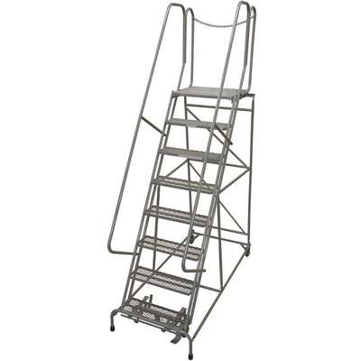 Rolling Ladder,Steel,110In. H.,