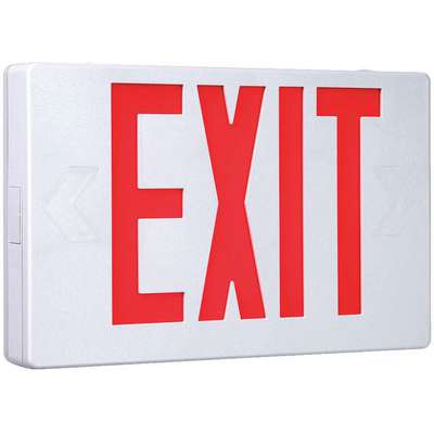 Exit Sign,3.0W,Red,1 Or 2 Faces