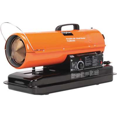 DAYTON 3VE49 Oil Fired Heater, 75K BtuH, 120 VAC | Imperial Supplies