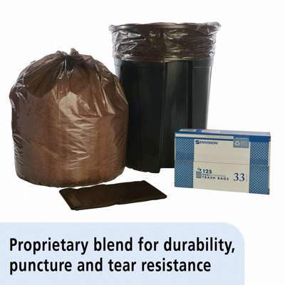 Dropship Pack Of 50 Clear Garbage Bag Can Liners 33 X 39 Low Density 2 Rolls