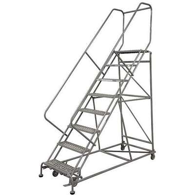 Rolling Ladder,Steel,192In. H.,