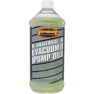 Vacuum Pump Oil,Yellow,1 Qt.