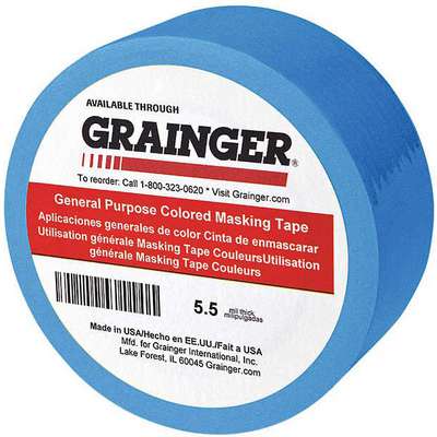 Masking Tape,Paper,Blue,3/4",