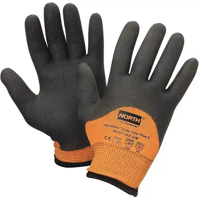 Cut Resistant Gloves,Bl/Or,L
