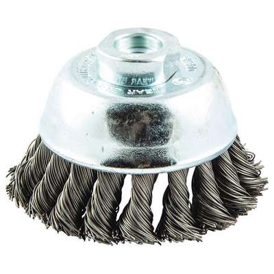 Cup Brush,Wire 0.020" Dia.,