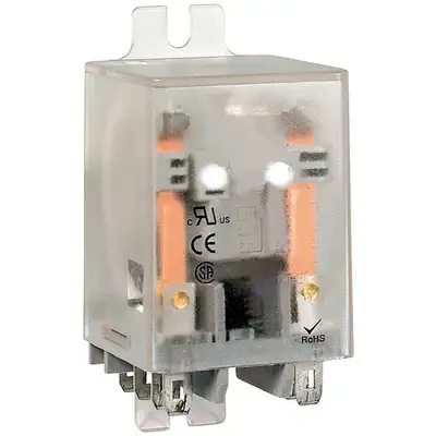 Flange Relay,24VDC,8 Pins,10A