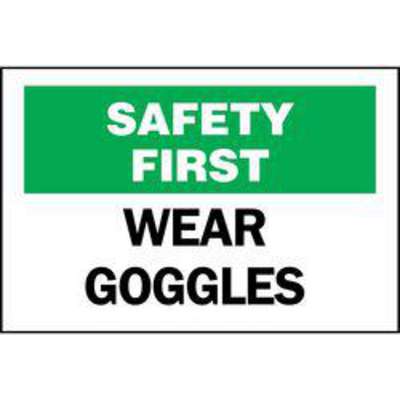 Safety First Sign