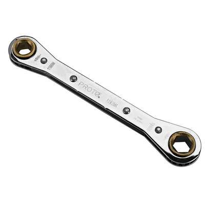 Ratcheting Box End Wrench,4" L