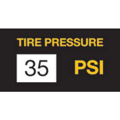 Tire Stickers - 35PSI 100/Roll