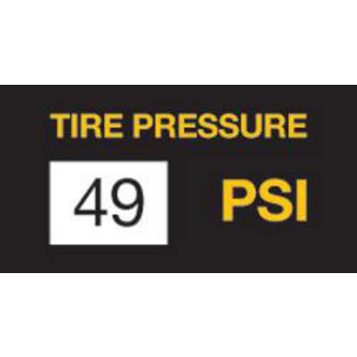 Tire Stickers - 49PSI 100/Roll