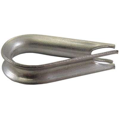 Wire Rope Thimble,5/32 In,302/