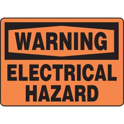 Sign-Warning Electrical Hazard