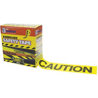 Barricade Tape,Caution,Yellow,