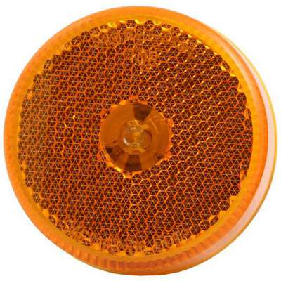 2.5" C/M LED W/Reflector Amber