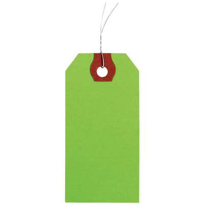 Wire Tag, Paper, Blank, 100PK