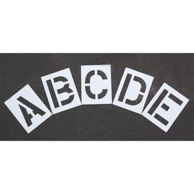 Pavement Stencil,Alphabet Kit,