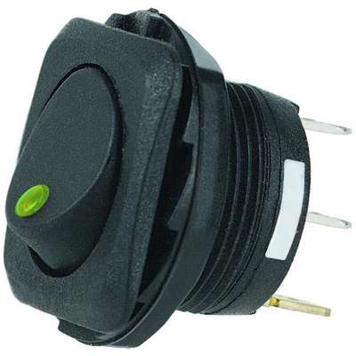 Rocker Switch LED Red 3 Term