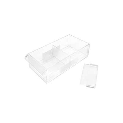 Divider,Clear,3-3/8in Wx1-5/