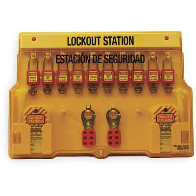 Lockout Station,10 Locks,Keyed