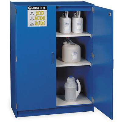 Cabinet,Blue Nonmetallic Acid,122 Liters
