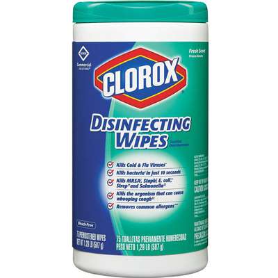 Disinfecting Wipes,White,Fresh,