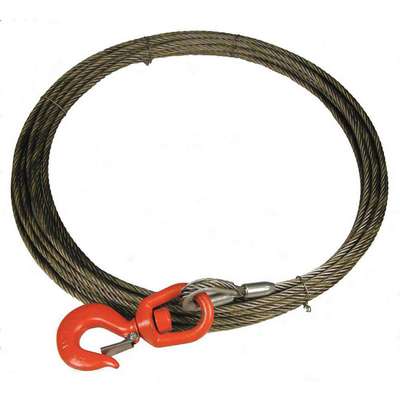 Winch Cable,3/8 In. x 100 Ft.