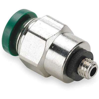 Male Connector,Np Brass,1/8 In,