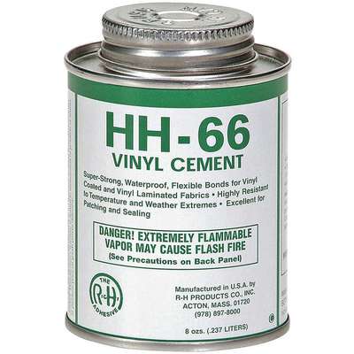 Vinyl Cement,Clear,3-3/4in.Hx2