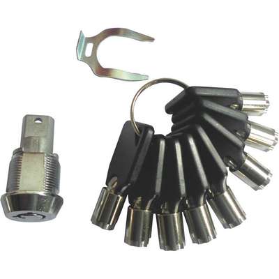 916648-7 Westward Cabint Lock Set: 0001~0025 Control Key, (1) Lock/(8) Keys