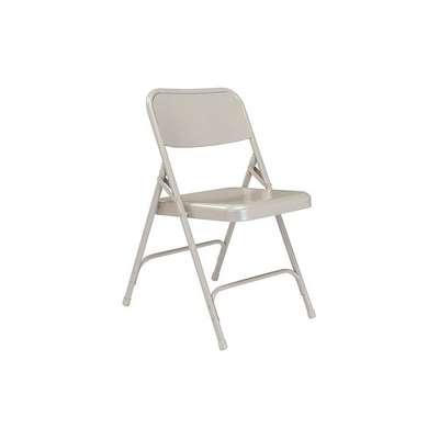 Folding Chair,Gray,18-1/4 In.,