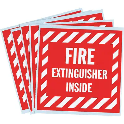 Fire Extinguisher Label  PK5