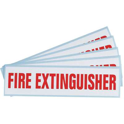 Fire Extinguisher Info Label,2-