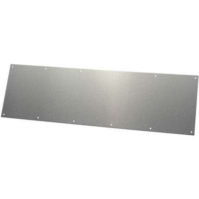 Door Protection Plate,SS,12" H