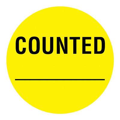 929506-3 TapeCase Counted Label, Paper, Diameter: 2