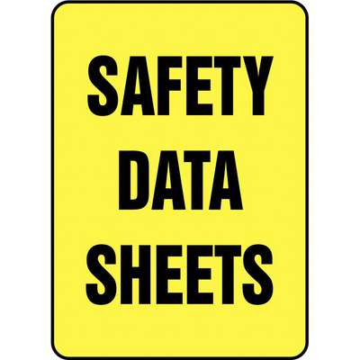 Safety Data Sheets Safety Sign,