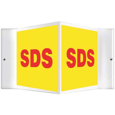 SDS 3D Projection Sign,8x18 In