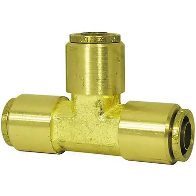 Legris 364PTC-8 Nickel-Plated Brass Air Brake Push-to-Connect Fitting Union Tee 1/2 Tube OD 