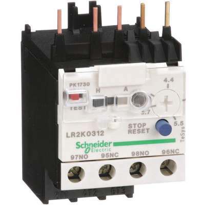 Overload Relay,3.80 To 5.50A,