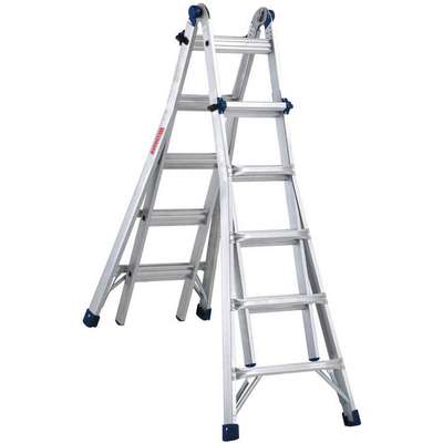Multipurpose Ladder,Aluminum,