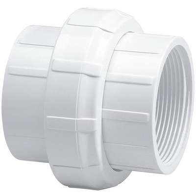 Union,PVC,40,1/2 In.,Fpt x Fpt