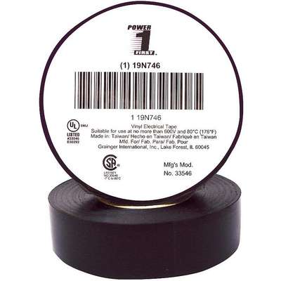 Electrical Tape,7 Mil,3/4" x