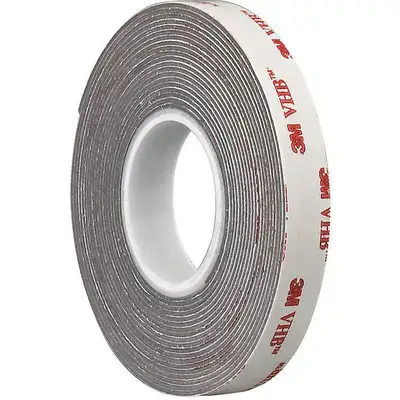 Kilde Undertrykke vask 931835-8 3M Acrylic Foam Double Sided VHB Foam Tape, Acrylic Adhesive,  25.00 mil Thick, 1" X 5 yd., Gray | Imperial Supplies