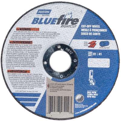 Cutoff Wheel,Blue Fire,5"x3/