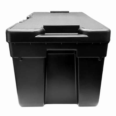 916311-1 J Terence Thompson Storage Trunk, Black, 13-3/4