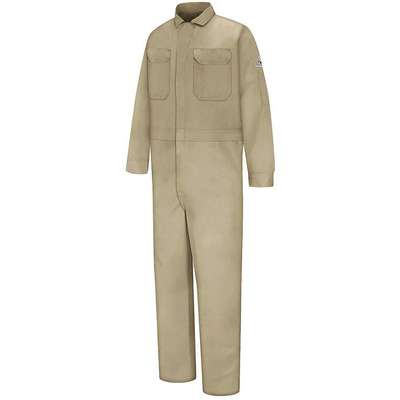 Fr Contractor Coverall,Khaki,48