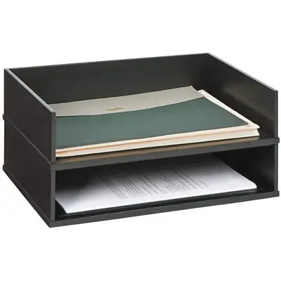 Stacking Letter Tray,Black