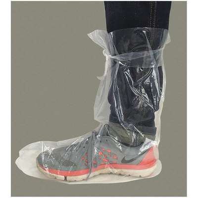 Boot Cover,18-1/2 In,Clear,PK50